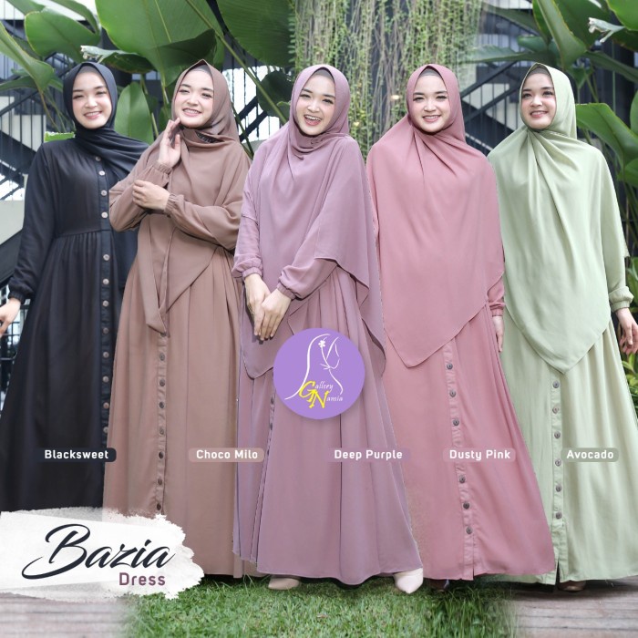 PREMIUM DRESS BAZIA ORIGINAL BY GALERI NAMIA #ORINAMIA #GAMIS