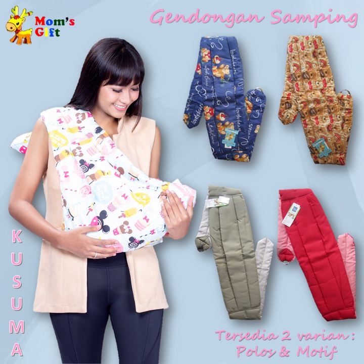 Mom’s Gift | Gendongan Kain Bayi Samping / Gendongan Ring Sling Balita Bahan Katun COD Kusumawardani