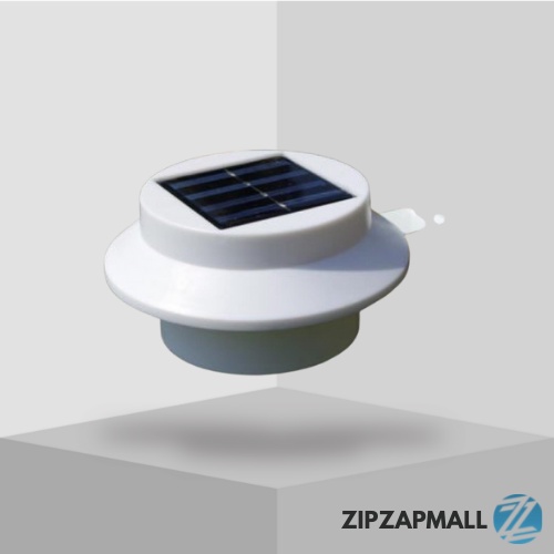 Lampu Solar Tenaga Surya Otomatis / Lampu Taman Tenaga Solar 3 LED Waterproof / Lampu Tanam Hias Pagar Bulat Sorot Outdoor Anti Air / Lampu Tanam LED Tancap Bulat Solar Sinar Matahari Nyala Otomatis / Lampu Hias Halaman Depan Rumah Murah