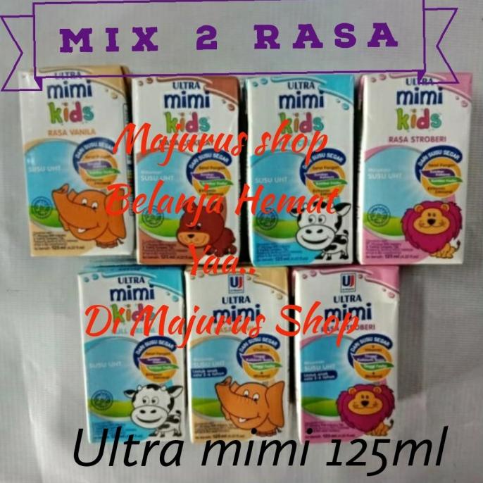

BAYAR COD Ultra Mimi kids 125ml fullcream coklat stroberi vanilla isi 40 pcs - Chocolate