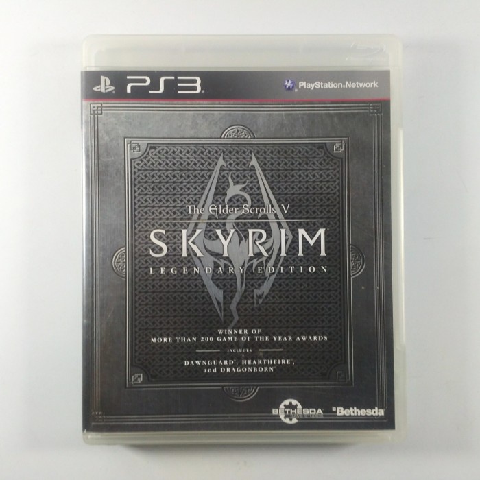 BD PS3 Kaset Game SKYRIM The Elder Scroll V Legendary Edition