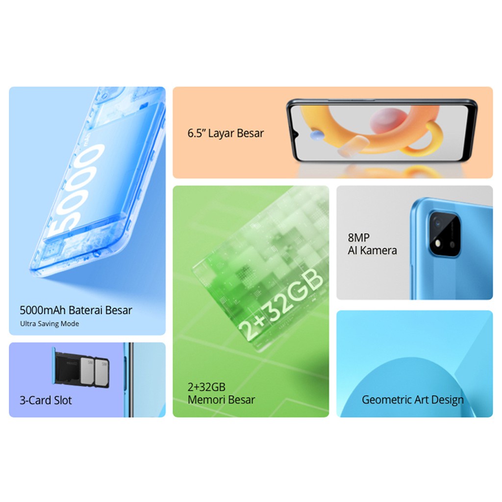 Markas Hp ✪ Bisa Cicil & COD ☑ Hp Realme C11 2021 2 32 GB | Realme C11 4 64 GB Garansi Resmi Realme-7