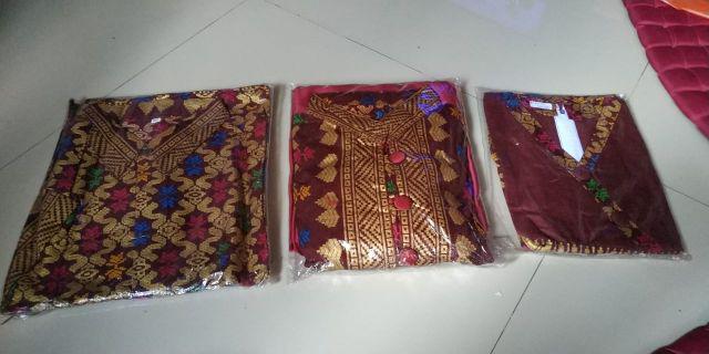 Gamis Syari Atasan Couple Sarimbit Batik Ramadhani Lita Prada
