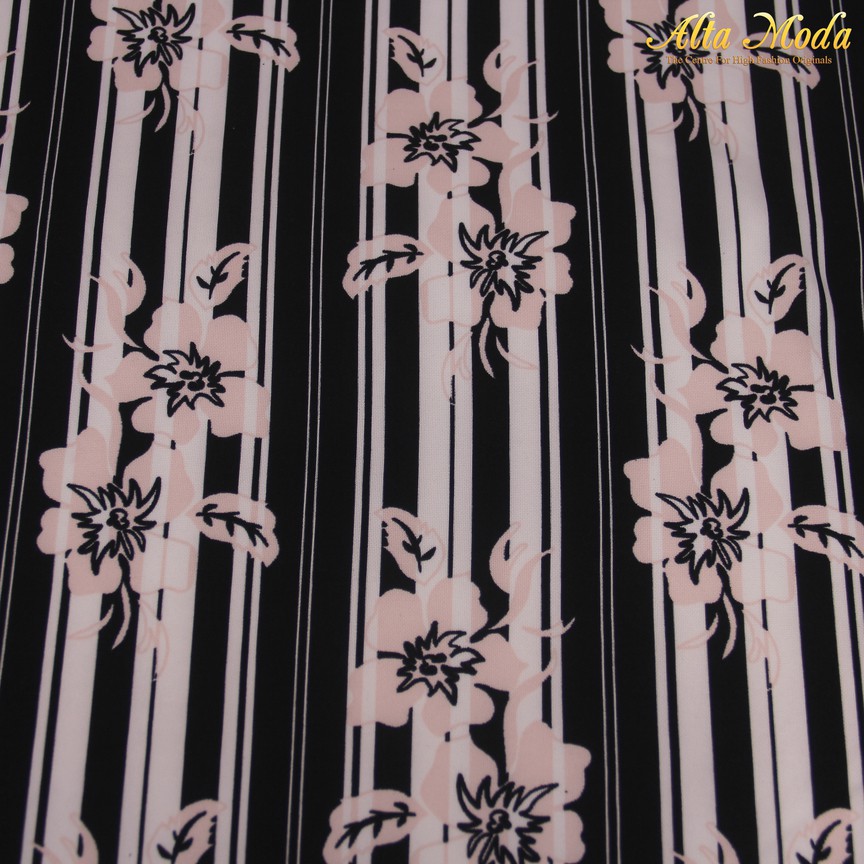 

Alta Moda Scuba Motif Stripe Bunga Pale Pink (1M)