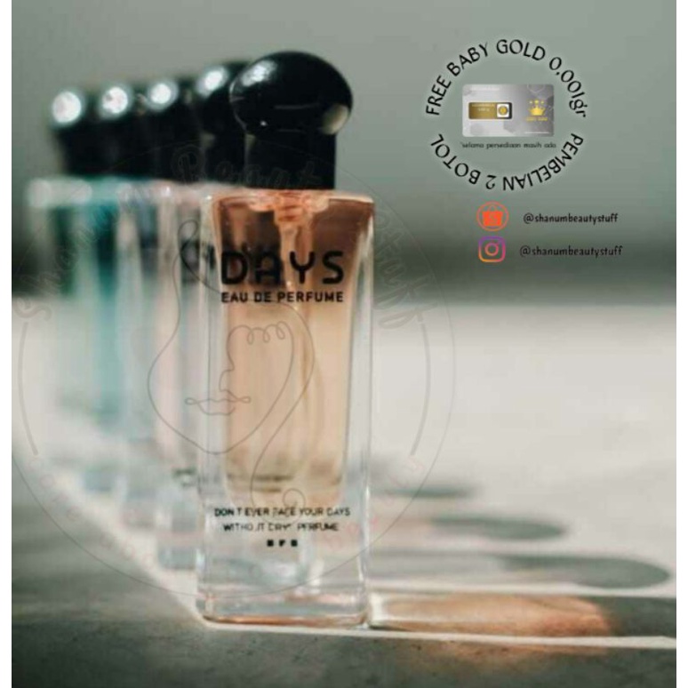 DAYS PARFUM - DAYS EAU DE PERFUME / DISTRIBUTOR RESELLER DAYS PARFUME ORIGINAL