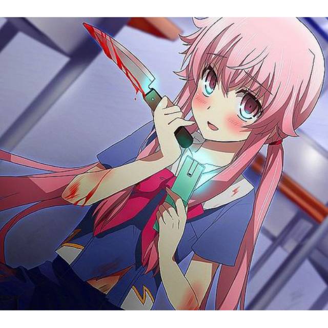 Pisau Property Cosplay Yuno Gasai / Kobeni Chainsaw