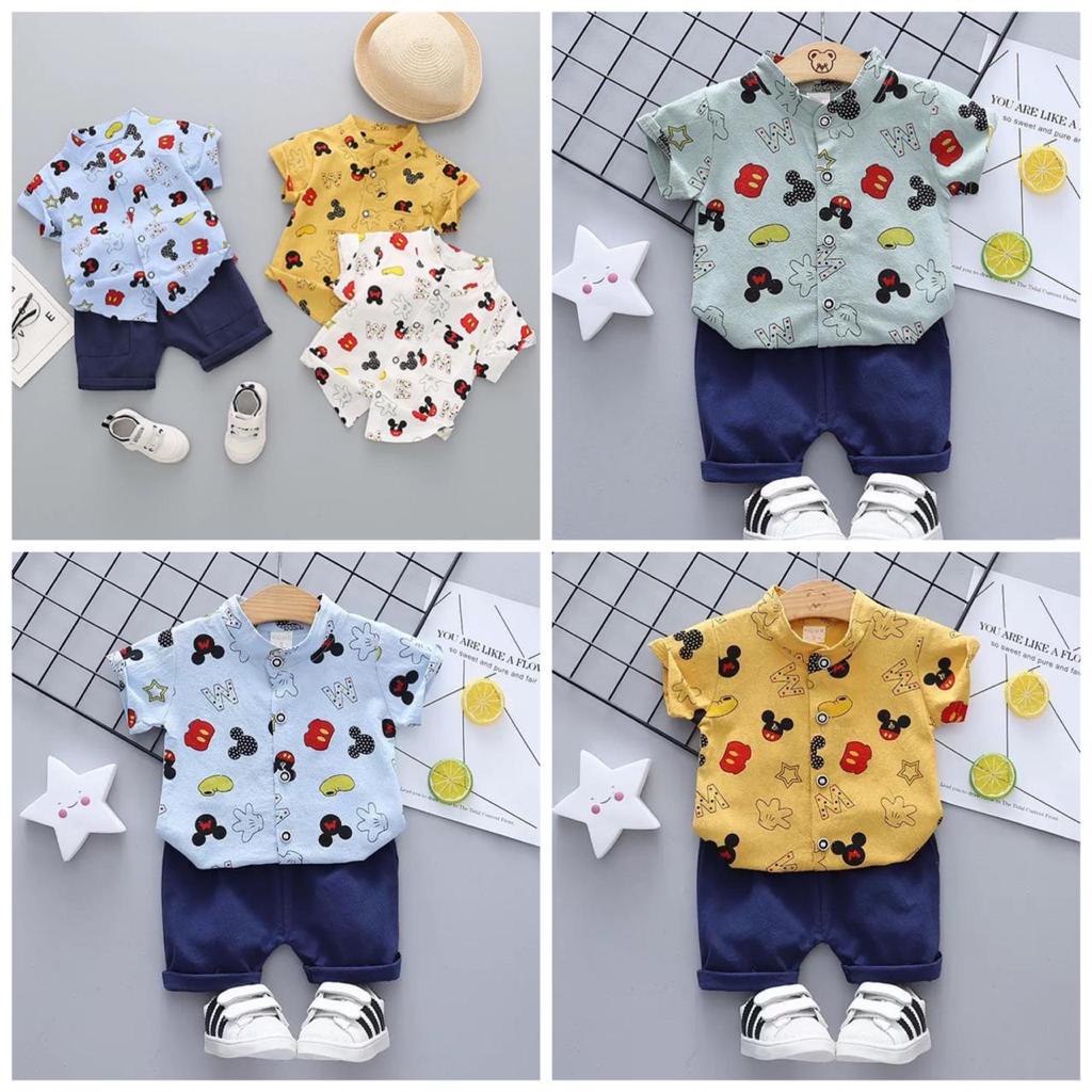 ASLI IMPORT KEMEJA 11 MOTIF GAMER TUXEDO SUIT (KEMEJA IMPORT) BAJU ANAK BAJU BAYI BABEEBABYSHOP