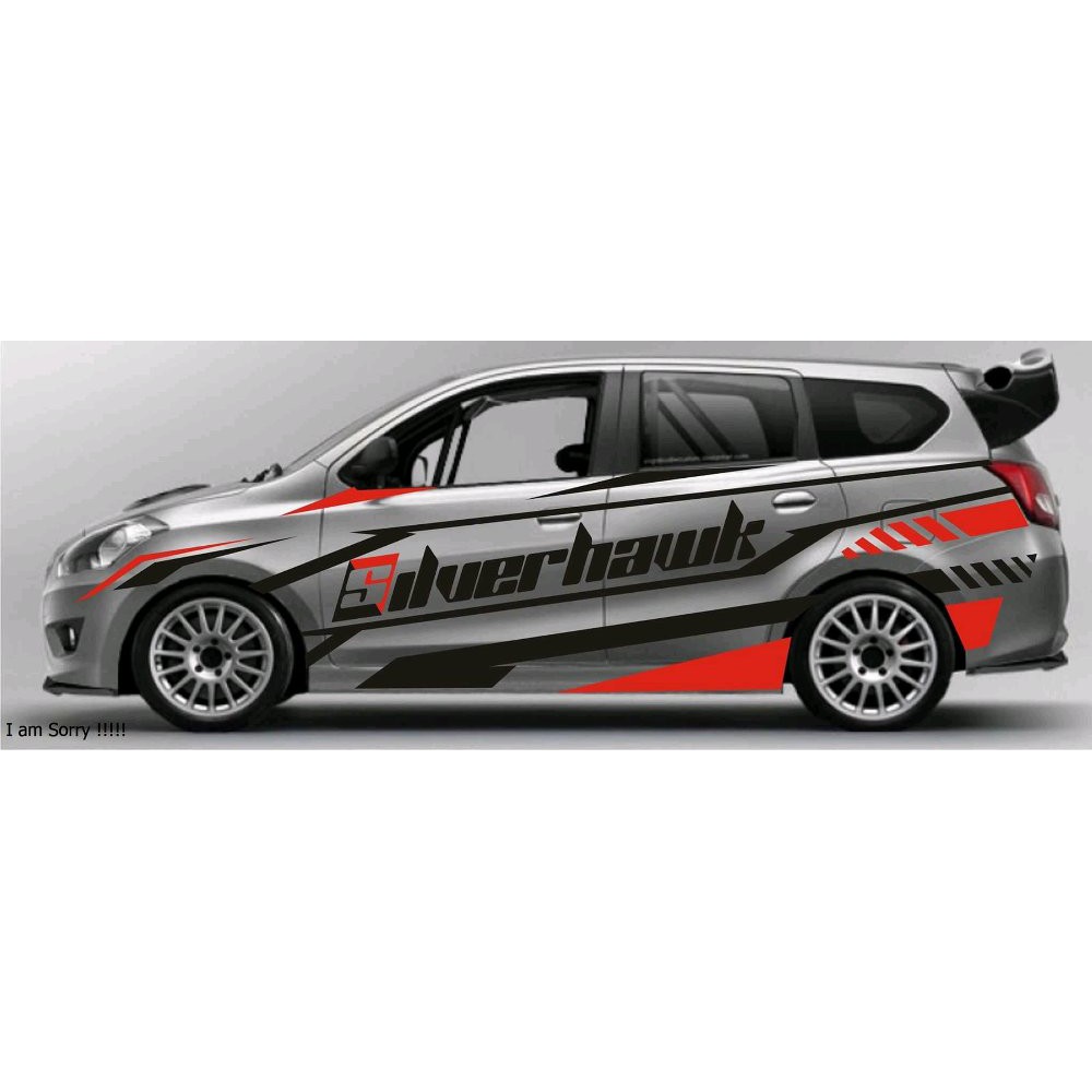 Stiker Variasi Mobil Datsun Silver TERLARIS Shopee Indonesia