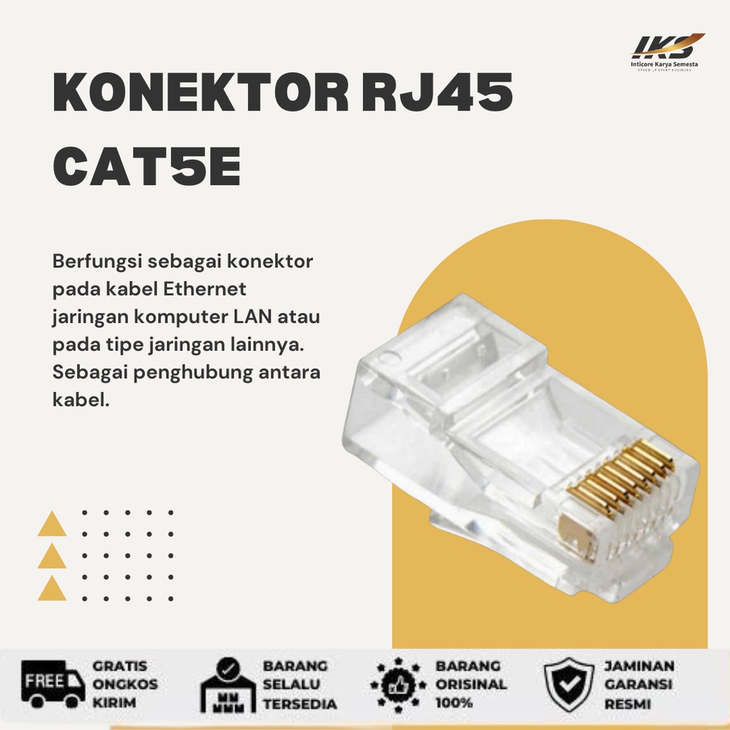 Konektor RJ45 Kabel Łan Cat5e