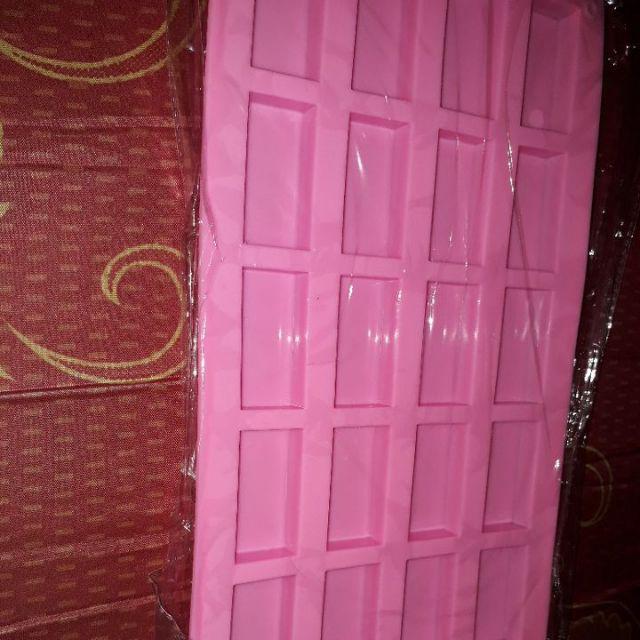 Cj Cetakan Silikon Kue Cake Coklat Pudding Jelly Sabun  Box 20 Cavity