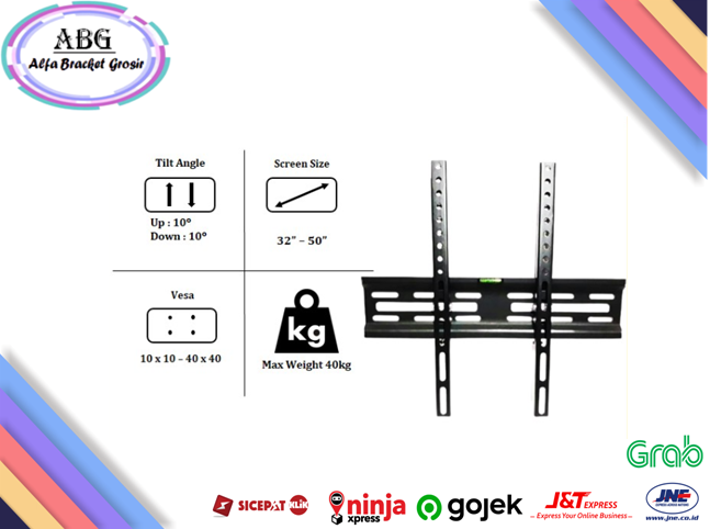 Bracket TV 32 - 50 inch, Braket TV 50 43 40 32 inch LCD LED TV
