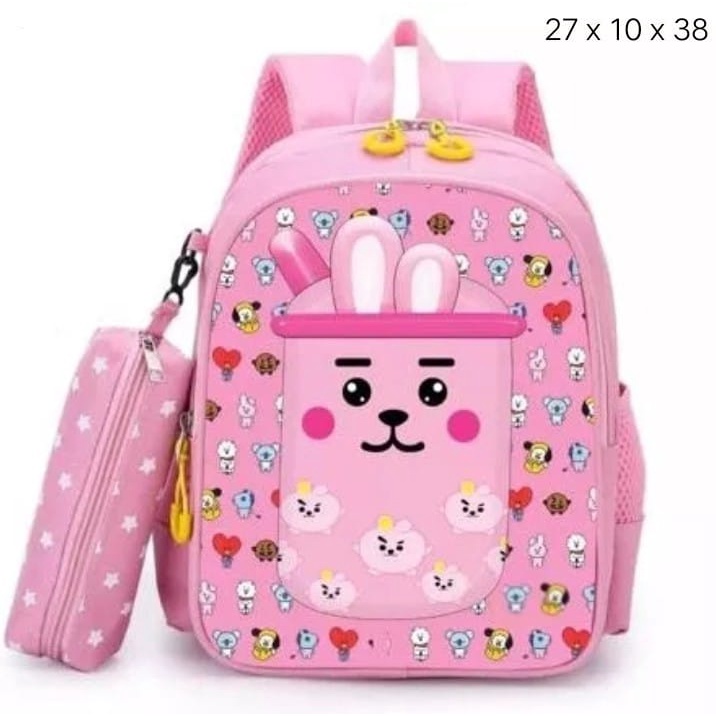 Diobrale -Tas Terlaris Anak Lucu Tas Anak Ransel Sekolah TK PAUD SD 2in1 laki Perempuan PREMIUM Karakter BOBA terlaris terbaru 2022 bisa bayar di tempat