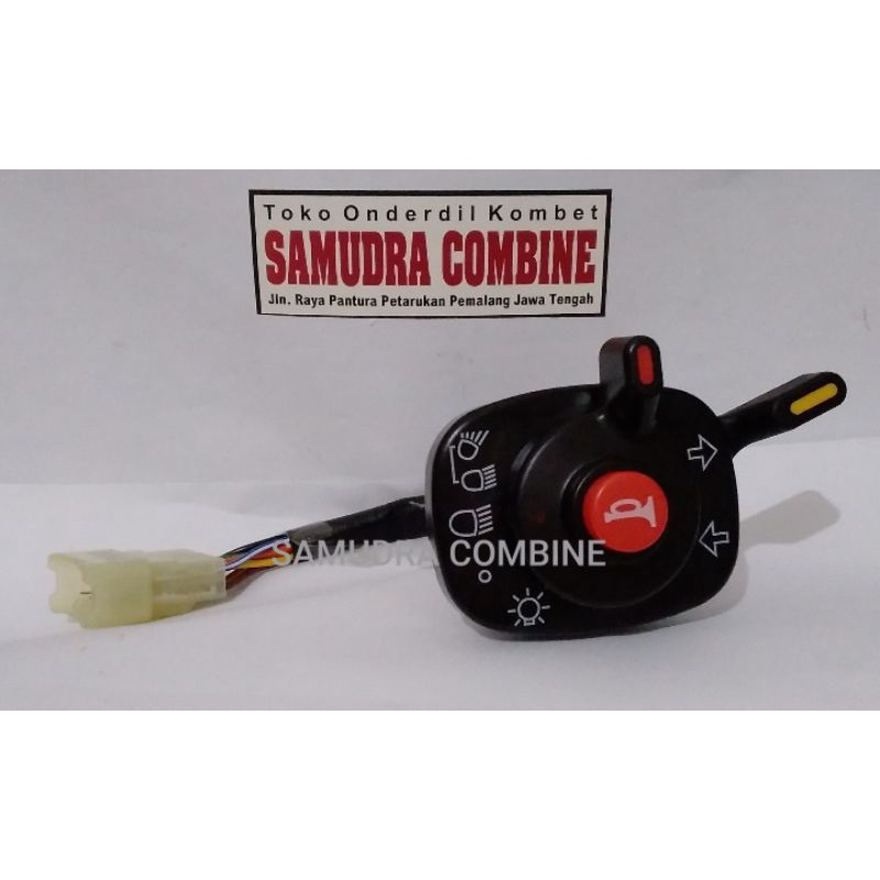 Saklar lampu, Switch combination DC70 kubota original for combine harvester / mesin panen padi / kom