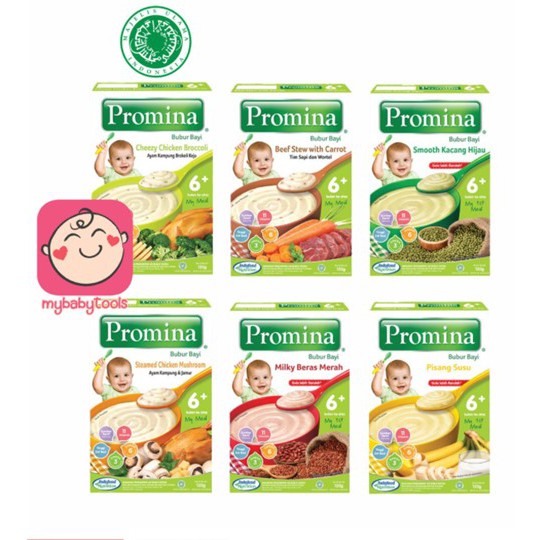 PROMINA BUBUR CEREAL BUBUR BAYI BOX 120GR PROMINA BC MPASI bubur tim promina