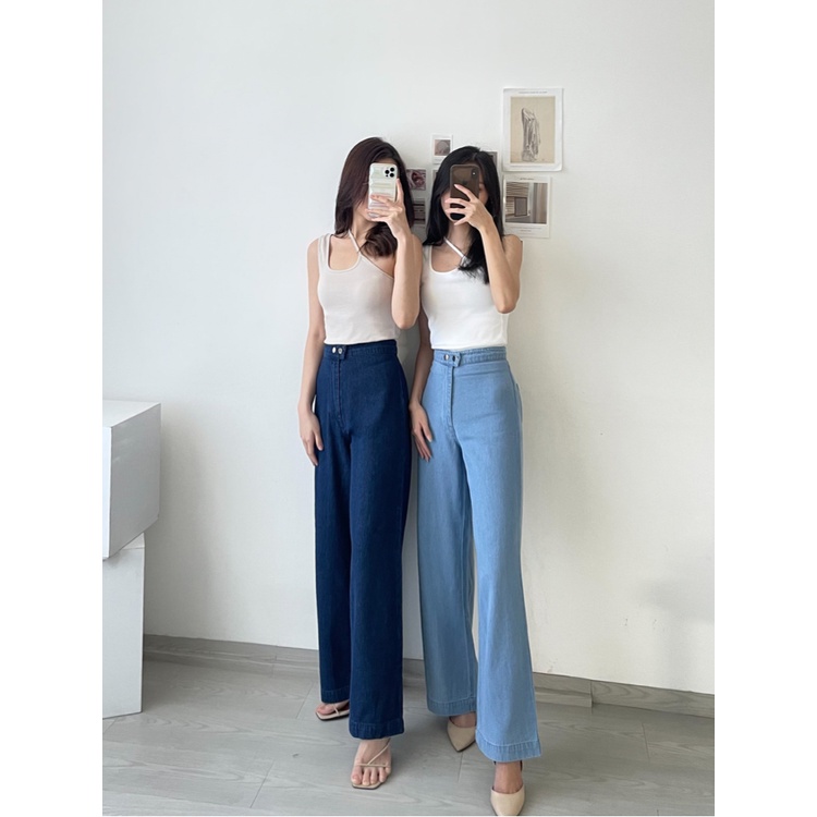 Kadaka B-0127 Culotte Jeans Highwaisted Premium