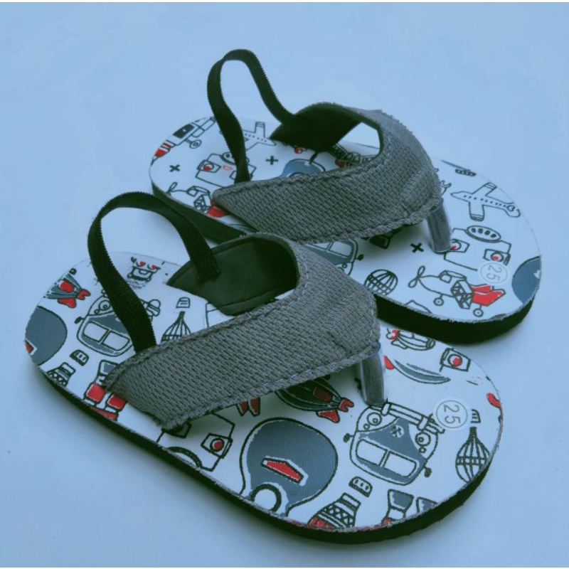 Sandal Anak Umur 1 tahun Motif ROBOT NEW