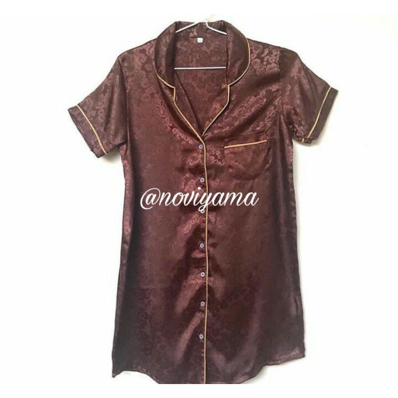 Daster Piyama satin jaguar