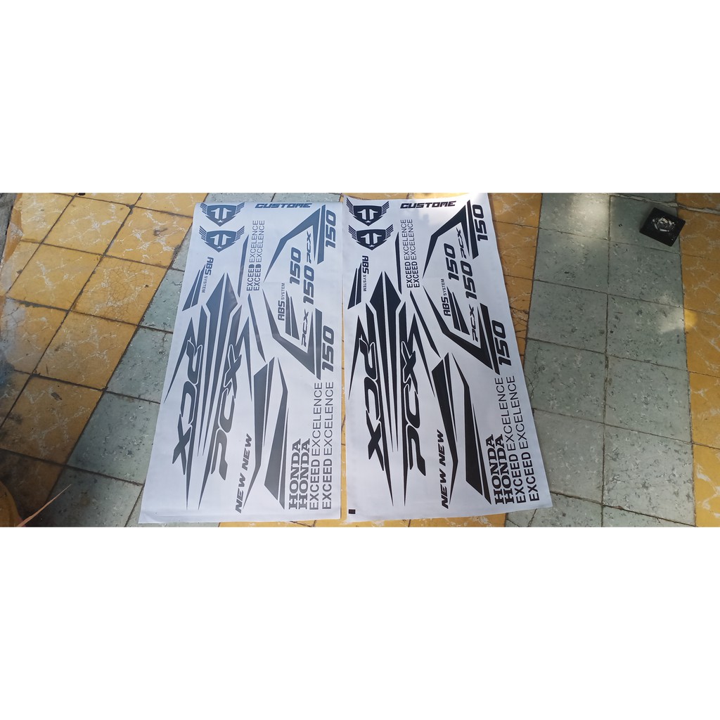 Custom Decal PCX 150 Terbaru | Tanjungbalai