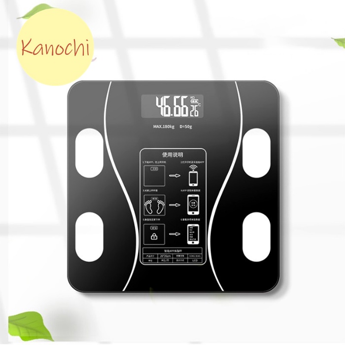 Timbangan Badan Digital Body Fat Monitor With App Smart Weight Scale