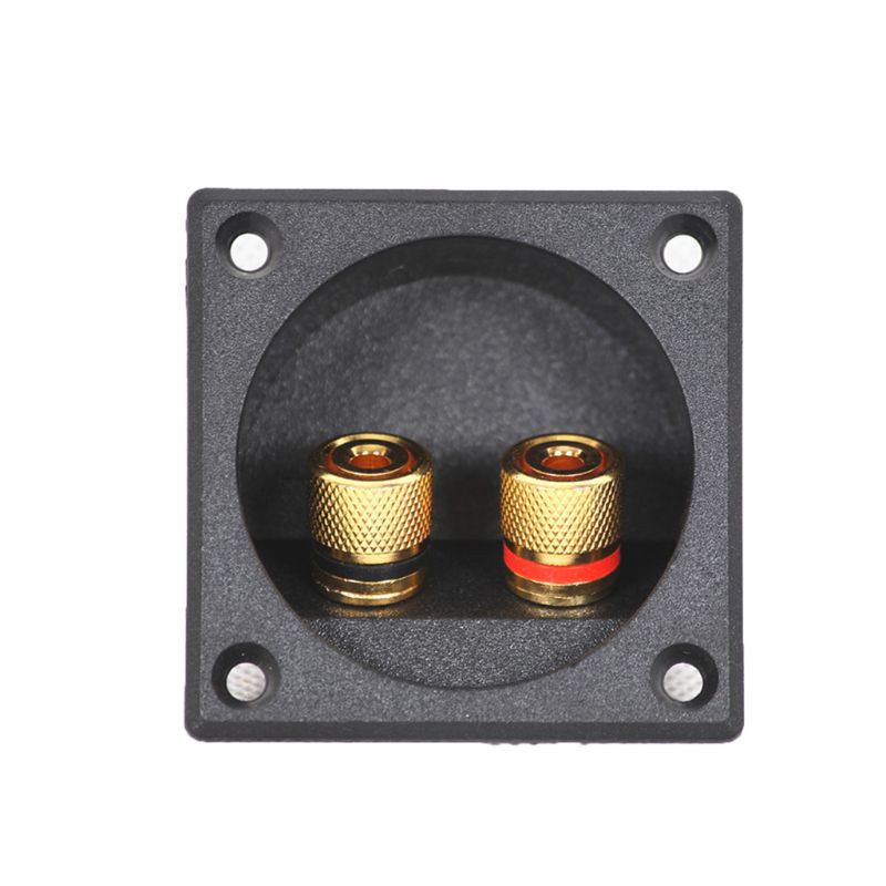 btsg 2 Way Speaker Box Terminal Binding Post Cup DIY Home Car Stereo Screw Cup Connectors Subwoofer Plugs