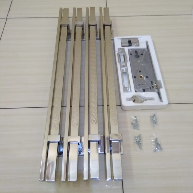 1 Set Handle Pegangan Pintu rumah 60 cm Plus Kunci