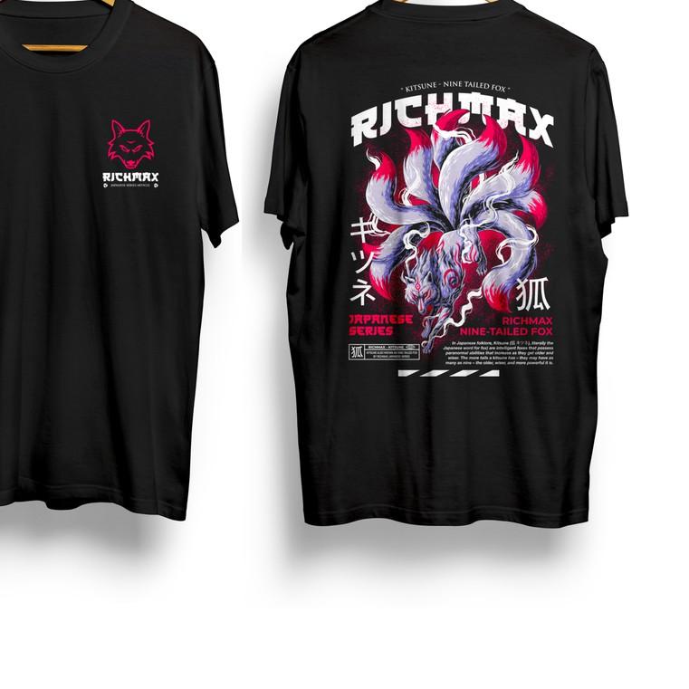 ♦ KAOS DISTRO PRIA RICHMAX KITSUNE NINE TALES JAPANESE FOX ☟