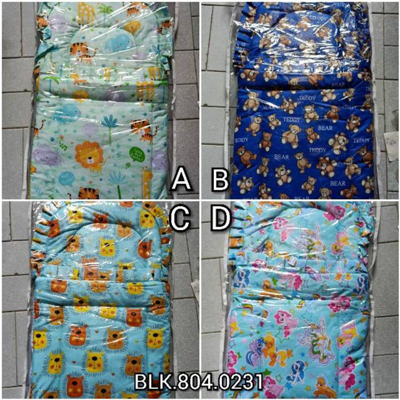 Selimut tidur bayi resleting dakron katakter / Blanket Bayi / Selimut Resleting