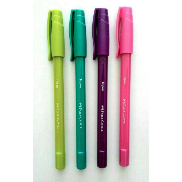

Pulpen / Ballpen Tripen Faber Castell 0.7mm Tinta Hitam