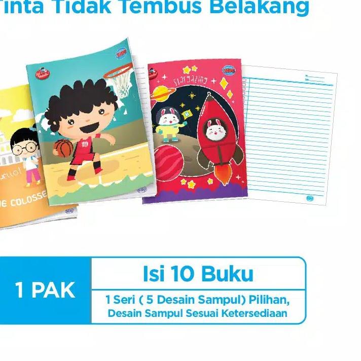 

Terbaik, PROMO BUKU TULIS BERGARIS SIDU 58 LEMBAR ISI 10 BUKU /1 PAK, Lqt....