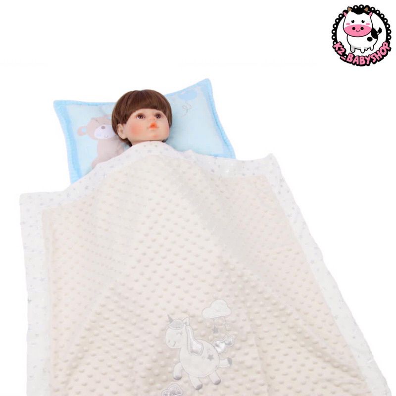 BABY K2 - Blanket / selimut bayi minky motif moon sheep