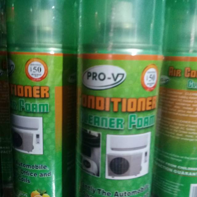 Pro-V Air Conditioner Cleaner Foam ( Pembersih Ac - Aroma Lemon )400Ml