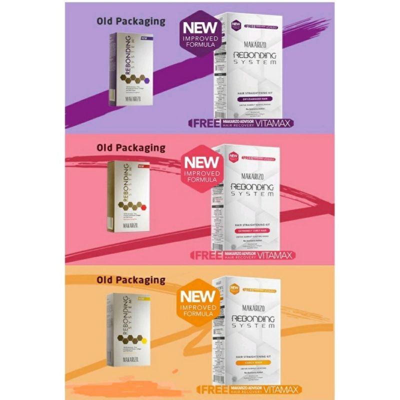 MAKARIZO REBONDING SYSTEM TUBE SET PELURUS RAMBUT / Smoothing rambut / Rebonding