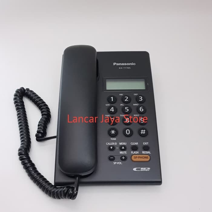 Pesawat Telepon Kabel Panasonic KX-T7705 Hitam