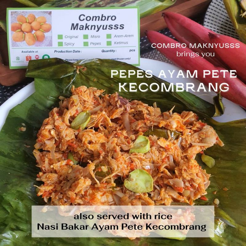 

Pepes Ayam Pete Kecombrang (1pc)