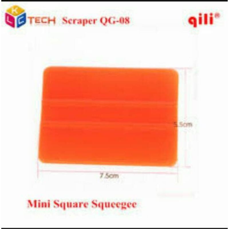 QG08 Rakel Mini : Kape ; Alat Wrapping Mini ; Mini Squeegee ; Scrap ; Serutan