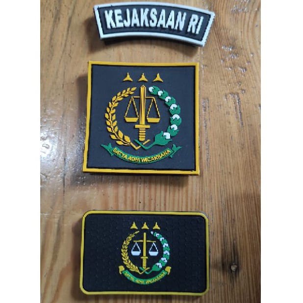 PATCH RUBBER/EMBLEM LOGO KEJAKSAAN