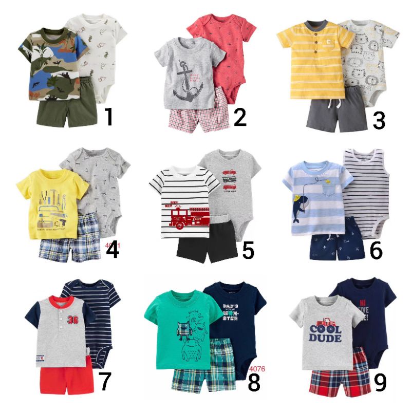 Set Tee/Setelan Anak Laki/Setelan Bayi