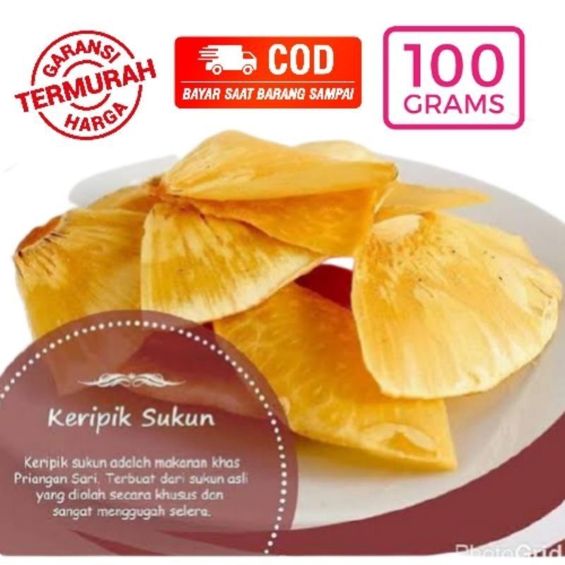

KERIPIK SUKUN 1/2KG(500GR) RENYAH DAN GURIH/ SNACK SUKUN KILOAN
