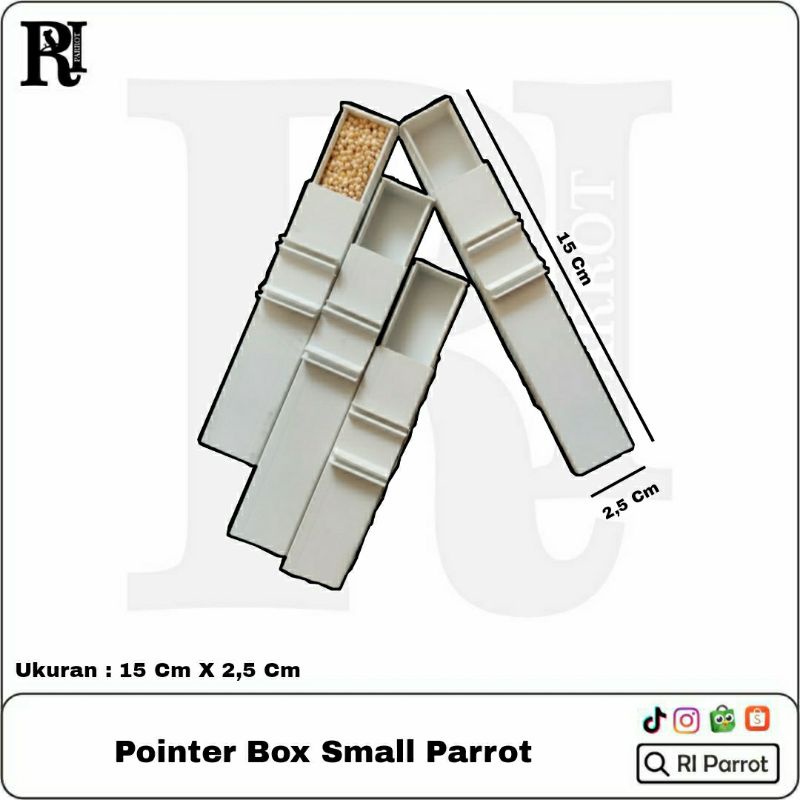 Pointer Reward Box Parrot ( Tempat Pakan Burung untuk Latihan )