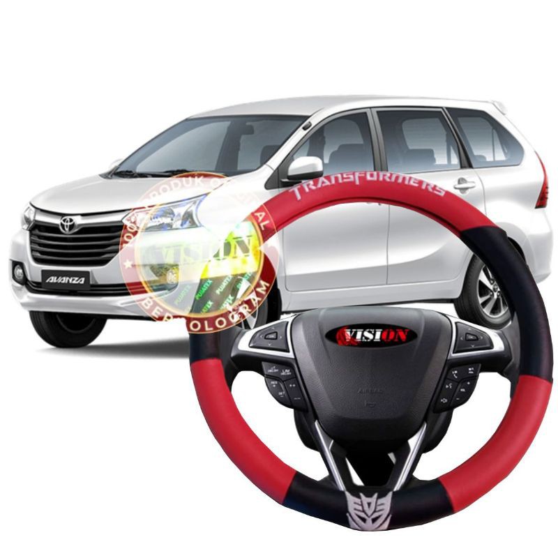 AVANZA 2006 COVER SARUNG STIR MOBIL TRANSFORMERS WARNA MERAH