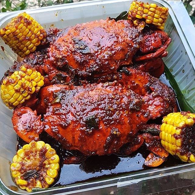 

Kepiting Jantan Large Blackpepper with corn