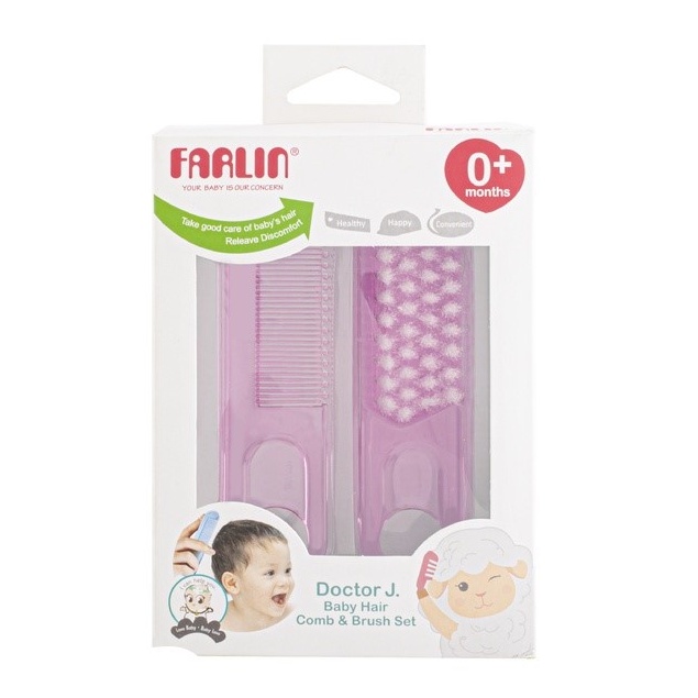 FARLIN Comb and Brush - Sisir Dan Sikat Bayi