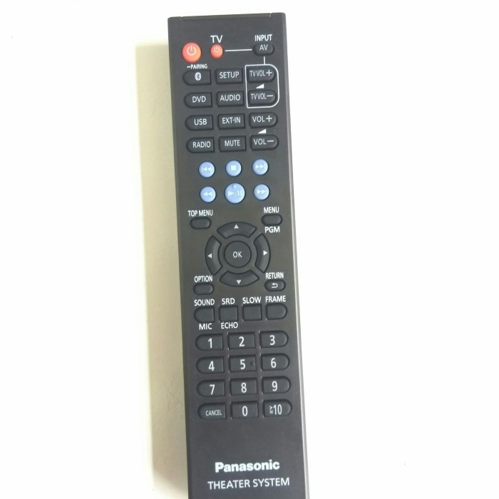 Remote Home Theater Panasonic