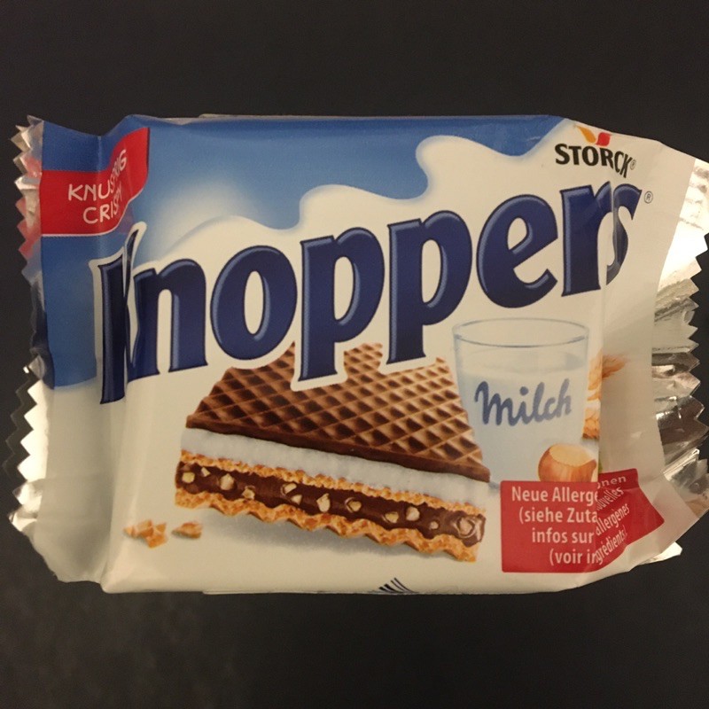 

Knoppers Wafer Hazelnut 3/8/10 pcs @25 gram