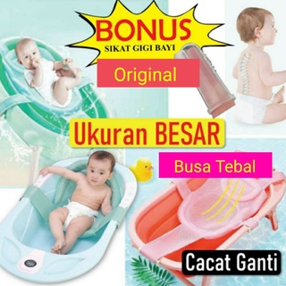 Image of PROMO!!!! ORI Jaring Mandi Bayi Premium Busa besar Jaring Alas Mandi Bayi Ukuran Besar/Alas Mandi Bayi Baby bath Helper premium pra Drktis