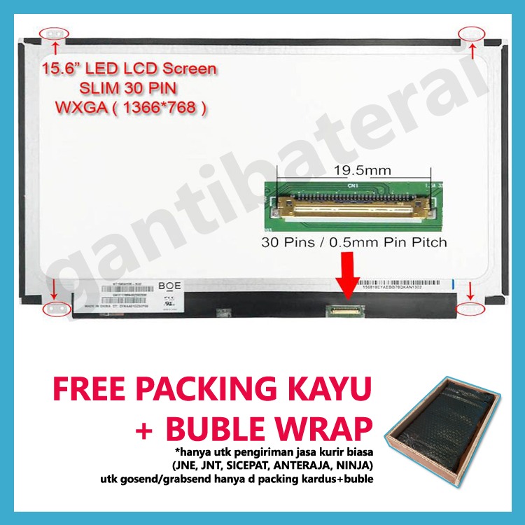LCD LED Lenovo G50 G50-30 G50-45 G50-70 G50-70M 15.6 Inch Slim