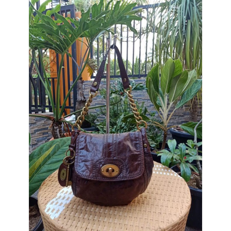 TAS WANITA FOSSIL HERITAGE MINI FLAP