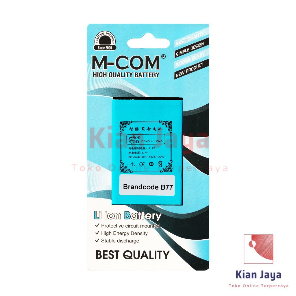 MCOM Baterai Hp Brandcode B77 Mate 7 Original Double Power Batre Batrai Battery Ori Brancode