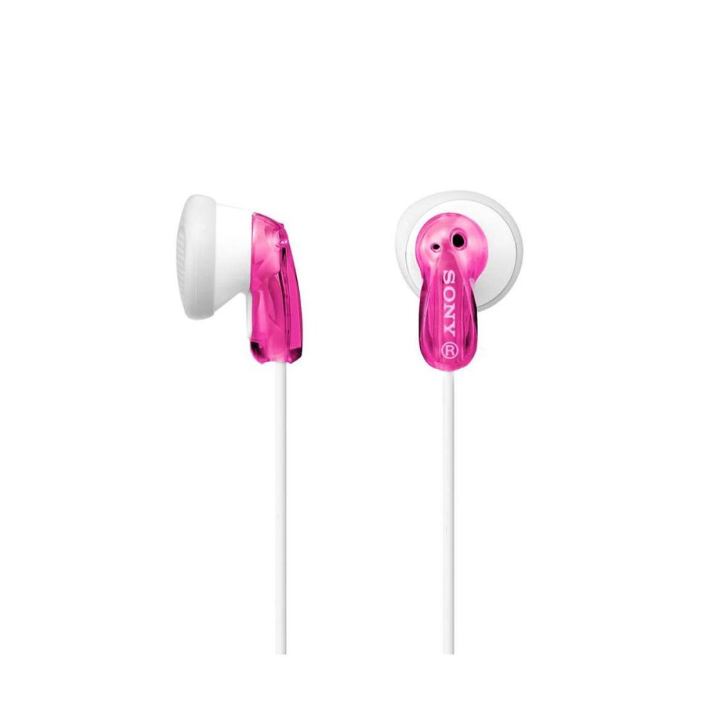 Earphone Sony MDR-E9LP Wire Headset Entry In-Ear No Microphone - Pink Earphone