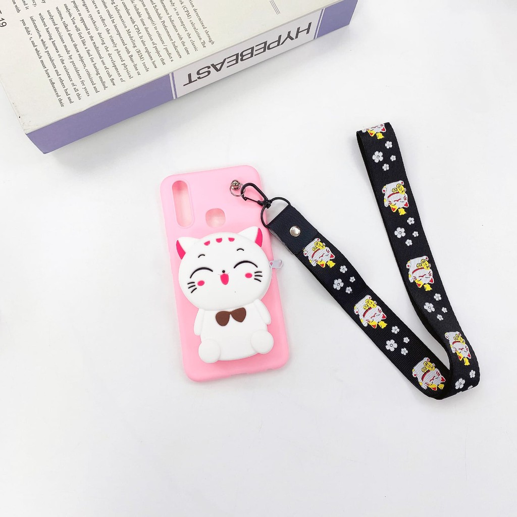 Case Xiaomi Redmi 7A Gambar Kartun Plus Dompet Dan Tali